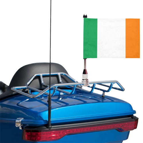 Ireland Motorcycle Flag (Twin Sides)