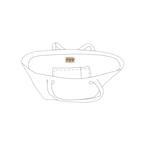 shabbat Private Brand Tag on Bags Inner (No Zipper) (5cm X 3cm)