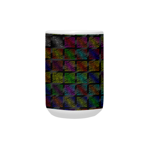 Ripped SpaceTime Stripes Collection Custom Ceramic Mug (15OZ)