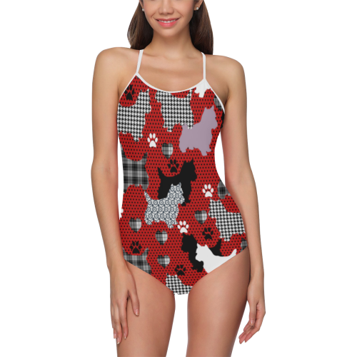 Westie II Strap Swimsuit ( Model S05)