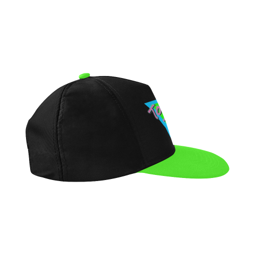 Totally Rad 80s All Over Print Snapback Hat A