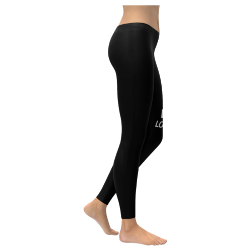 This is What a Fat Vegan Looks Like Women's Low Rise Leggings (Invisible Stitch) (Model L05)