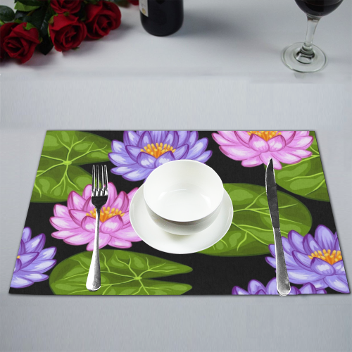 Water Lilly Placemat 12’’ x 18’’ (Set of 4)