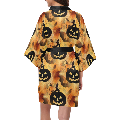 Halloween by Nico Bielow Kimono Robe