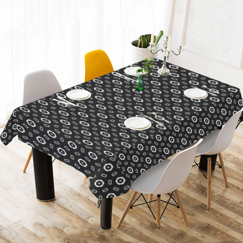 Kettukas BW #56 Cotton Linen Tablecloth 60"x120"