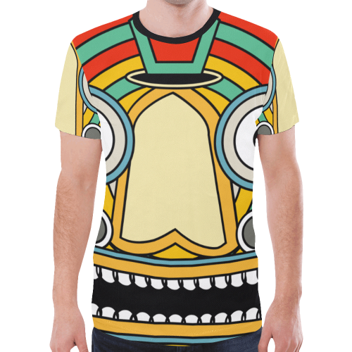 indian tribal New All Over Print T-shirt for Men/Large Size (Model T45)