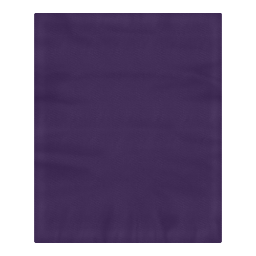 color Russian violet 3-Piece Bedding Set