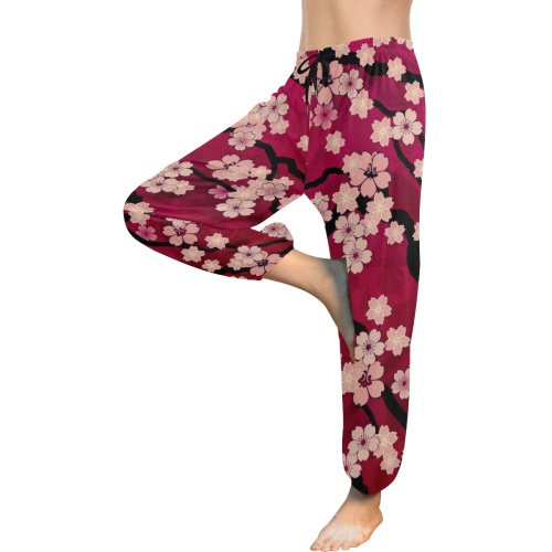 Sakura Breeze Tahiti Sunset Women's All Over Print Harem Pants (Model L18)