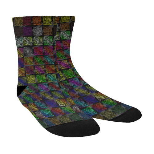 Ripped SpaceTime Stripes Collection Crew Socks