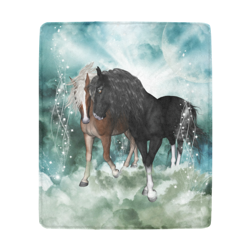 The wonderful couple horses Ultra-Soft Micro Fleece Blanket 50"x60"