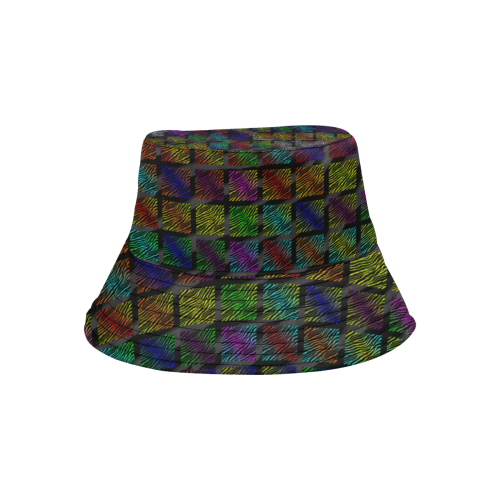 Ripped SpaceTime Stripes Collection All Over Print Bucket Hat