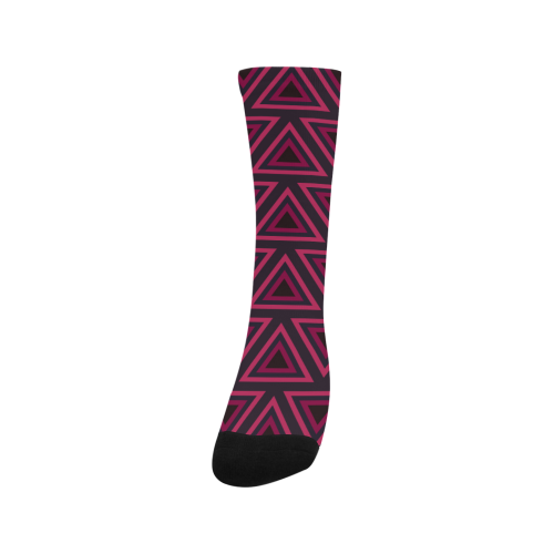Tribal Ethnic Triangles Men's Custom Socks