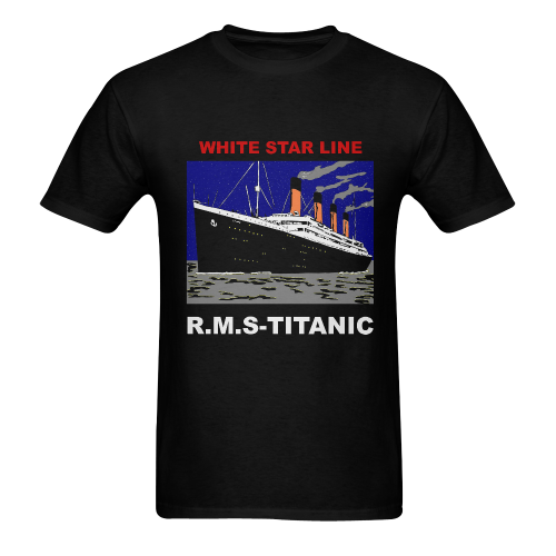 TITANIC- Men's T-Shirt in USA Size (Two Sides Printing)