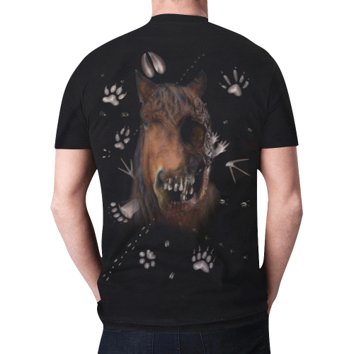 Shaman Totem Horse New All Over Print T-shirt for Men (Model T45)