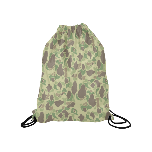 US duck hunter summer camouflage Medium Drawstring Bag Model 1604 (Twin Sides) 13.8"(W) * 18.1"(H)