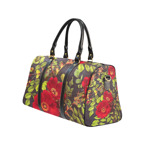 flowers #flowers #pattern #flora New Waterproof Travel Bag/Large (Model 1639)