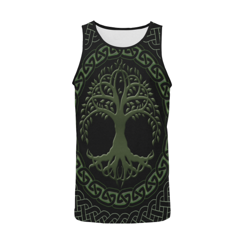 Awesome Celtic Tree Of Life Men's All Over Print Tank Top (Model T57)