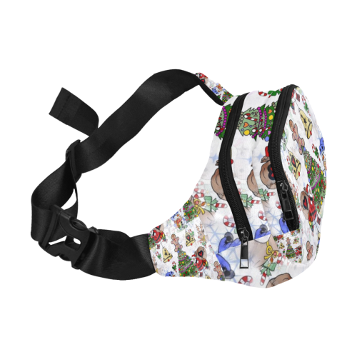 Christmas  Popart by Nico Bielow Fanny Pack/Small (Model 1677)