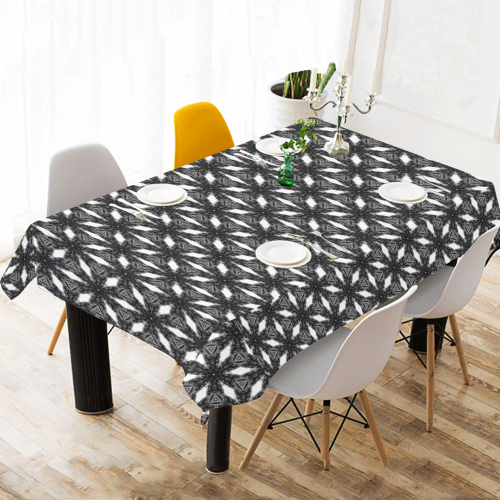 Kettukas BW #38 Cotton Linen Tablecloth 60"x120"
