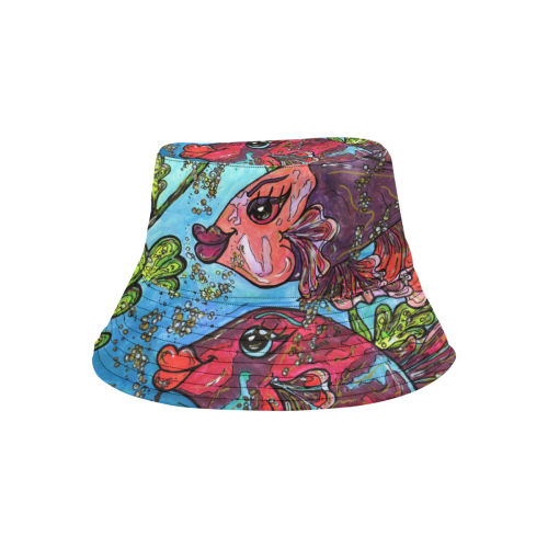 Bette and Joan 2 Bucket Hat All Over Print Bucket Hat