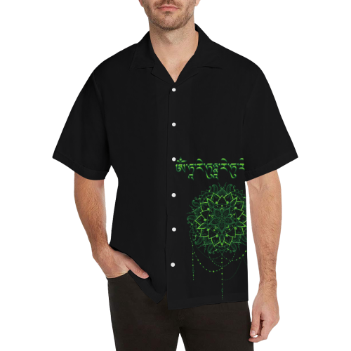 Green Tara Mantra Hawaiian Shirt (Model T58)