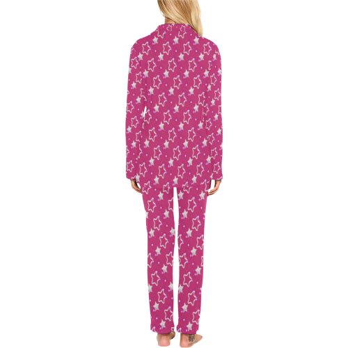 digital art pattern Women's Long Pajama Set
