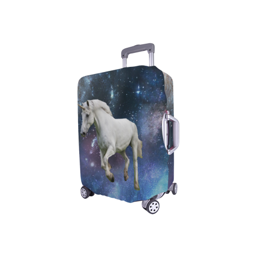 Unicorn and Space Luggage Cover/Small 18"-21"
