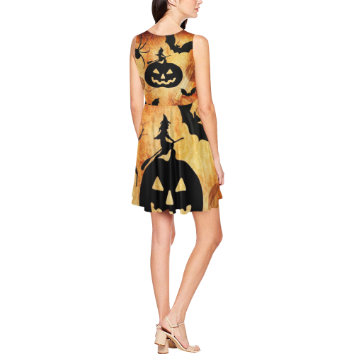 Halloween by Nico Bielow Thea Sleeveless Skater Dress(Model D19)