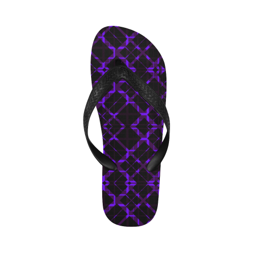 Purple Magic Flip Flops for Men/Women (Model 040)