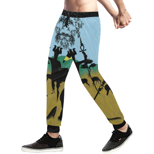 SAFARI NTR WARRIOR Men's All Over Print Sweatpants (Model L11)