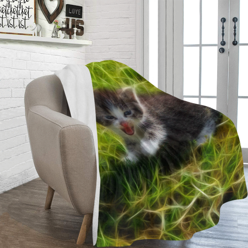Kitty Is A Tiger Ultra-Soft Micro Fleece Blanket 60"x80"