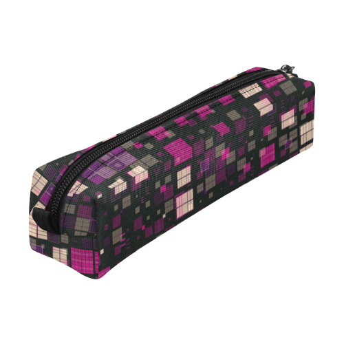 small geo fun D by JamColors Pencil Pouch/Small (Model 1681)