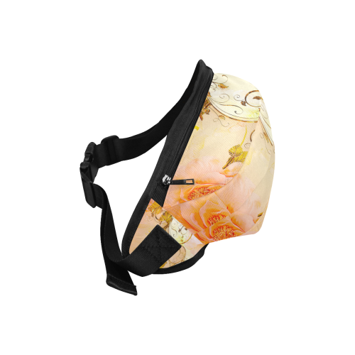 Beautiful flowers in soft colors Fanny Pack/Large (Model 1676)
