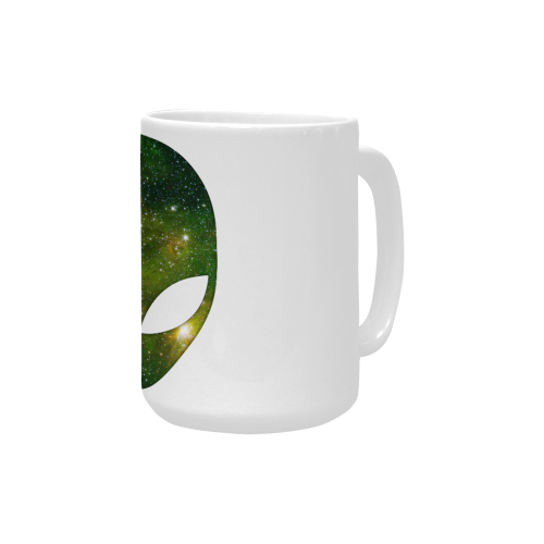 Cosmic Alien - Galaxy - Stars Custom Ceramic Mug (15OZ)