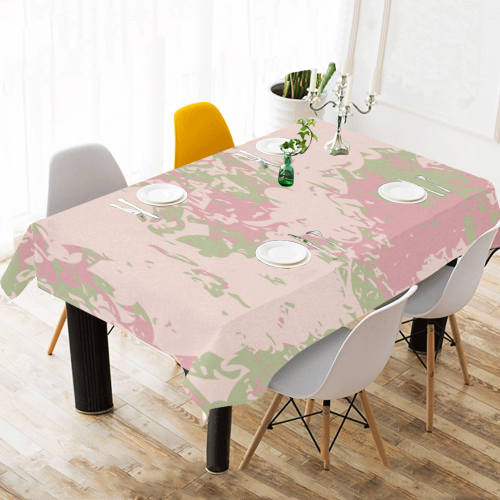 Spring Romance Cotton Linen Tablecloth 60"x120"