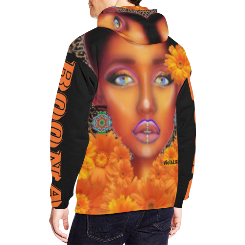 oranggie All Over Print Hoodie for Men (USA Size) (Model H13)