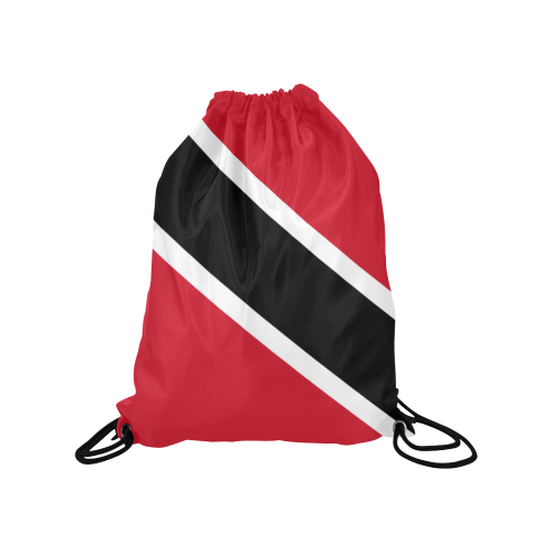 Trinidad And Tobago Flag Medium Drawstring Bag Model 1604 (Twin Sides) 13.8"(W) * 18.1"(H)