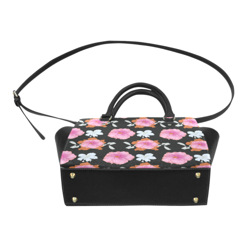 hibiscus classic handbag Classic Shoulder Handbag (Model 1653)