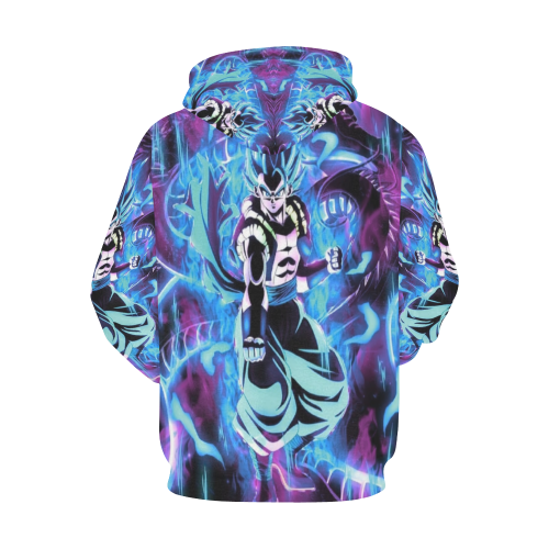 Gogeta Hoodie All Over Print Hoodie for Men (USA Size) (Model H13)