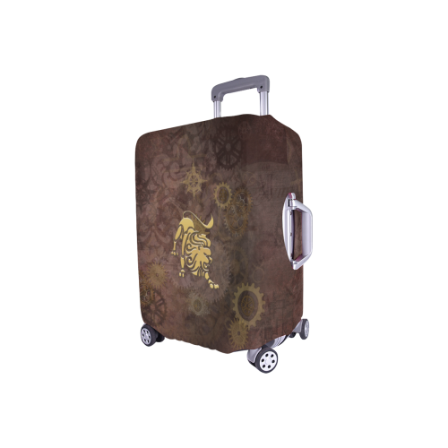 Steampunk Zodiac Leo Luggage Cover/Small 18"-21"