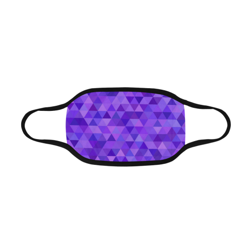 Purple Triangles Mouth Mask