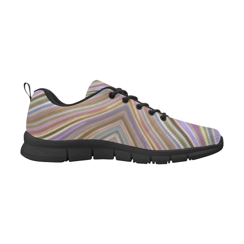 Wild Wavy X Lines 06 Women's Breathable Running Shoes (Model 055)