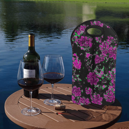floral dreams 12 A by JamColors 2-Bottle Neoprene Wine Bag