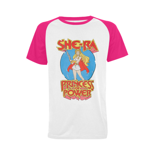 She-Ra Princess of Power Men's Raglan T-shirt (USA Size) (Model T11)