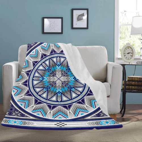 Sacred Places Blue Ultra-Soft Micro Fleece Blanket 60"x80"