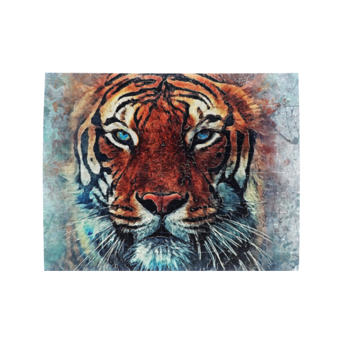 tiger Rectangle Jigsaw Puzzle (Set of 110 Pieces)