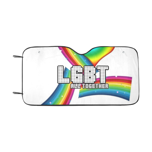LGBT by Popartlover Car Sun Shade 55"x30"