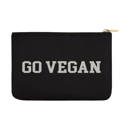 Friends Not Food (Go Vegan) Carry-All Pouch 12.5''x8.5''