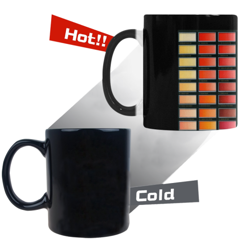 Colour Chart Custom Morphing Mug