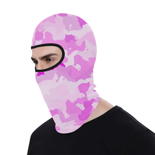 camouflage soft pink All Over Print Balaclava